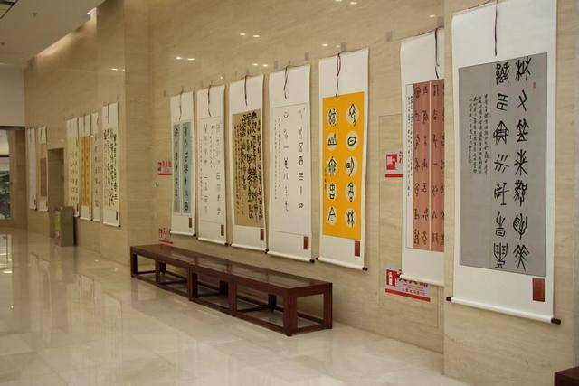 全國青少年甲骨文書法作品邀請展開幕