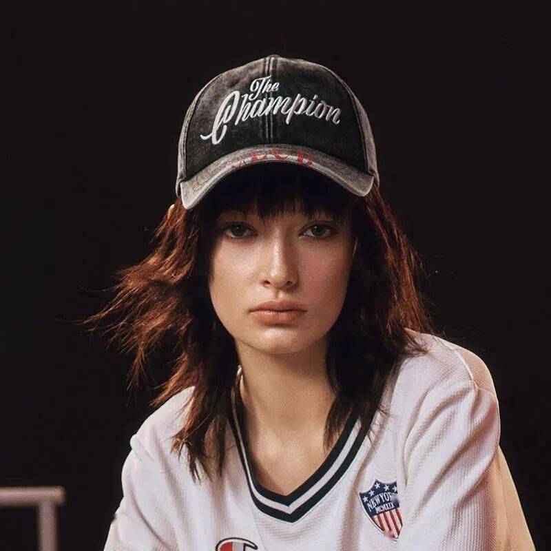 Champion明星同款帽子，重工刺繡、顯臉小不壓頂
